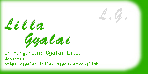 lilla gyalai business card